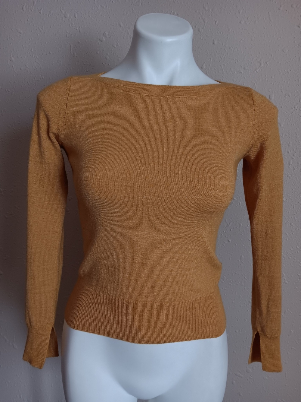 The Limited Women’s Crewneck Sweater in Mustard Yellow